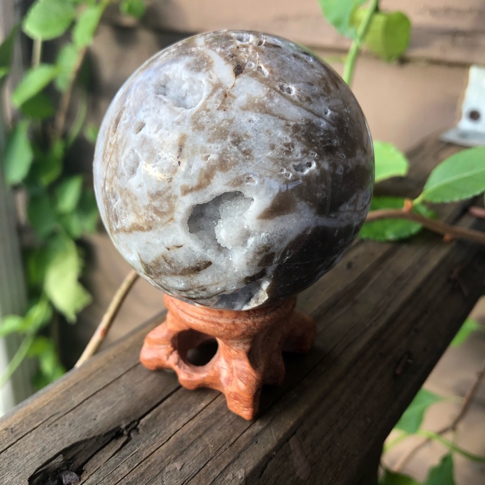 Druzy Sphalerite Crystal Sphere